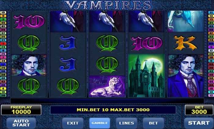 Vampires: гра казино від Amatic