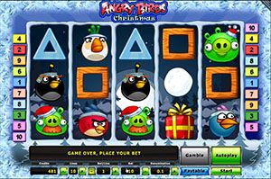 Слот-автомат Angry Birds Christmas